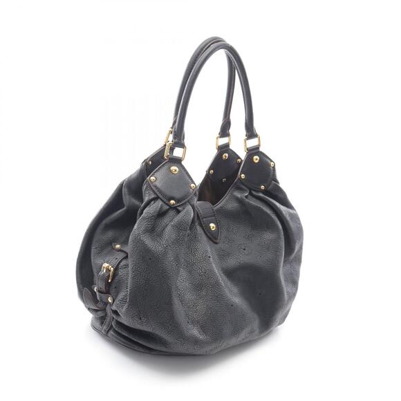 Louis Vuitton Mahina L Shoulder Bag Leather Black - Picture 2 of 10